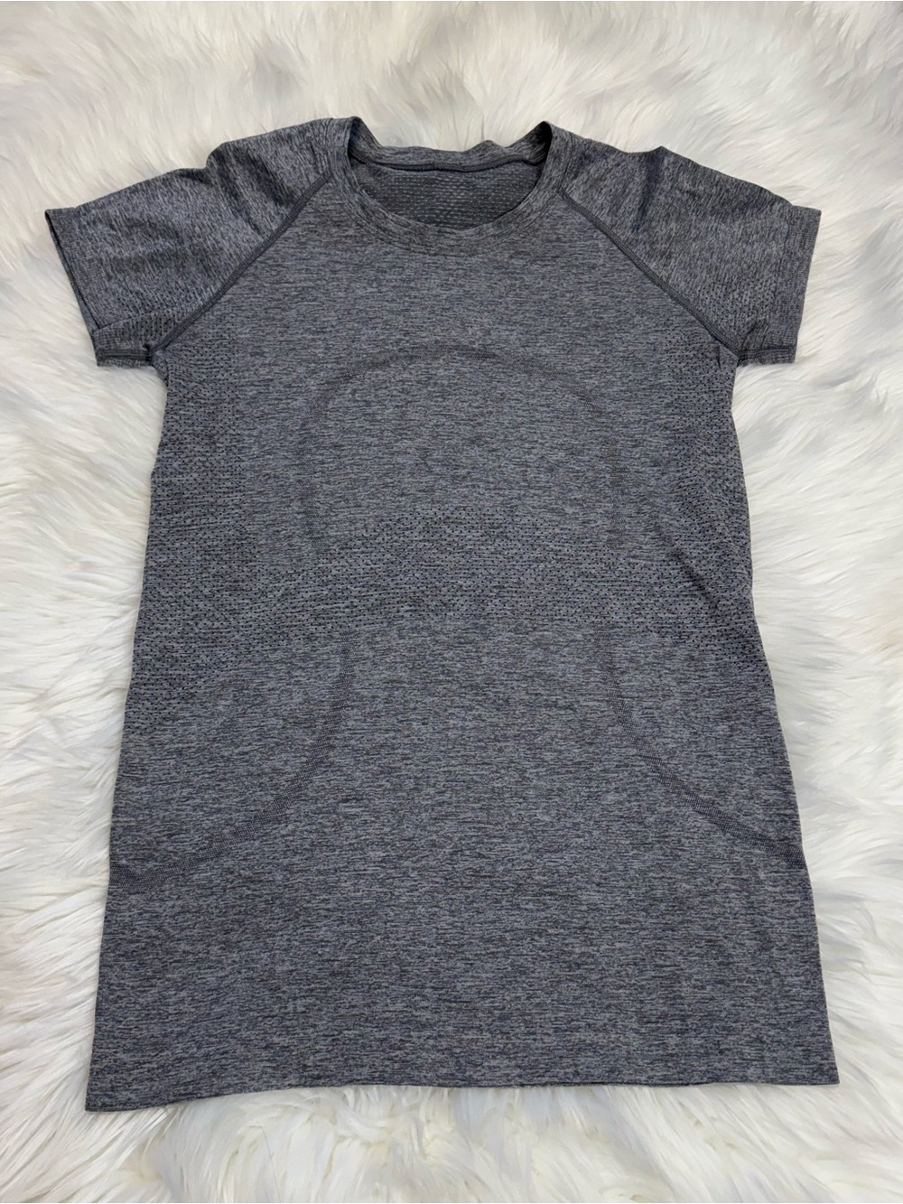 Lululemon short sleeve top grey size 6